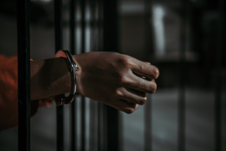 hands men desperate catch iron prisonprisoner conceptthailand peoplehope be free