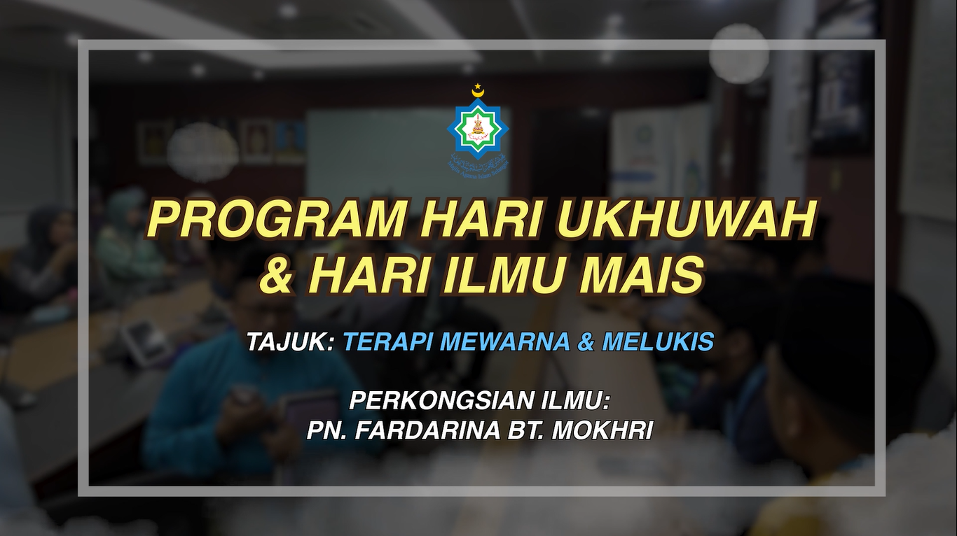 Program Hari Jumaat - Terapi Mewarna & Melukis