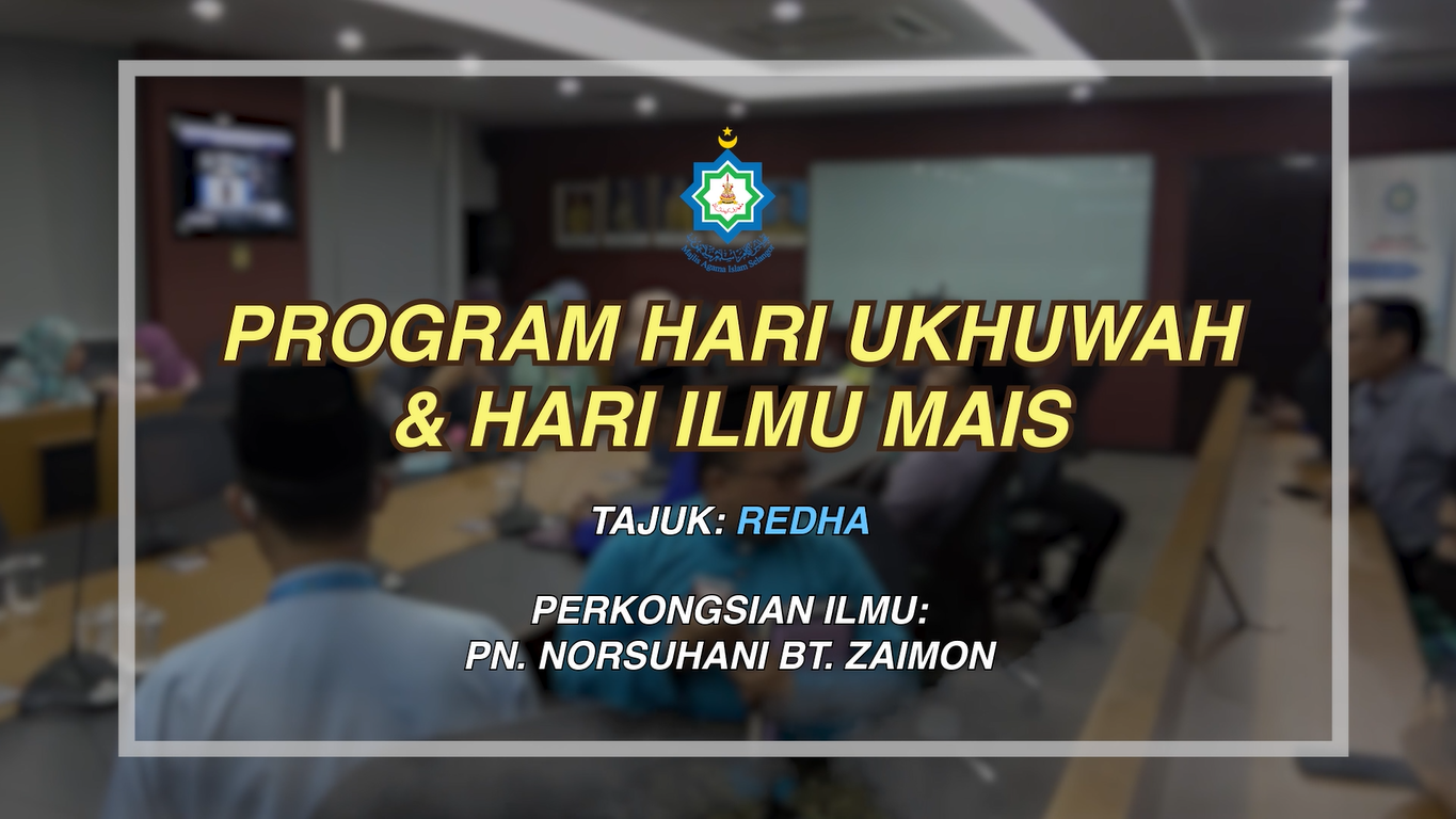Program Hari Jumaat - Redha
